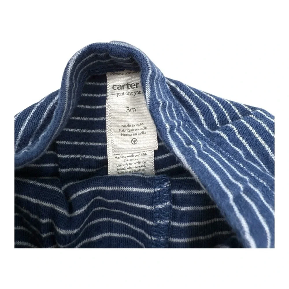 Carter’s Just One You Striped Planes Top and Bottom 3 piece Set Baby Boy